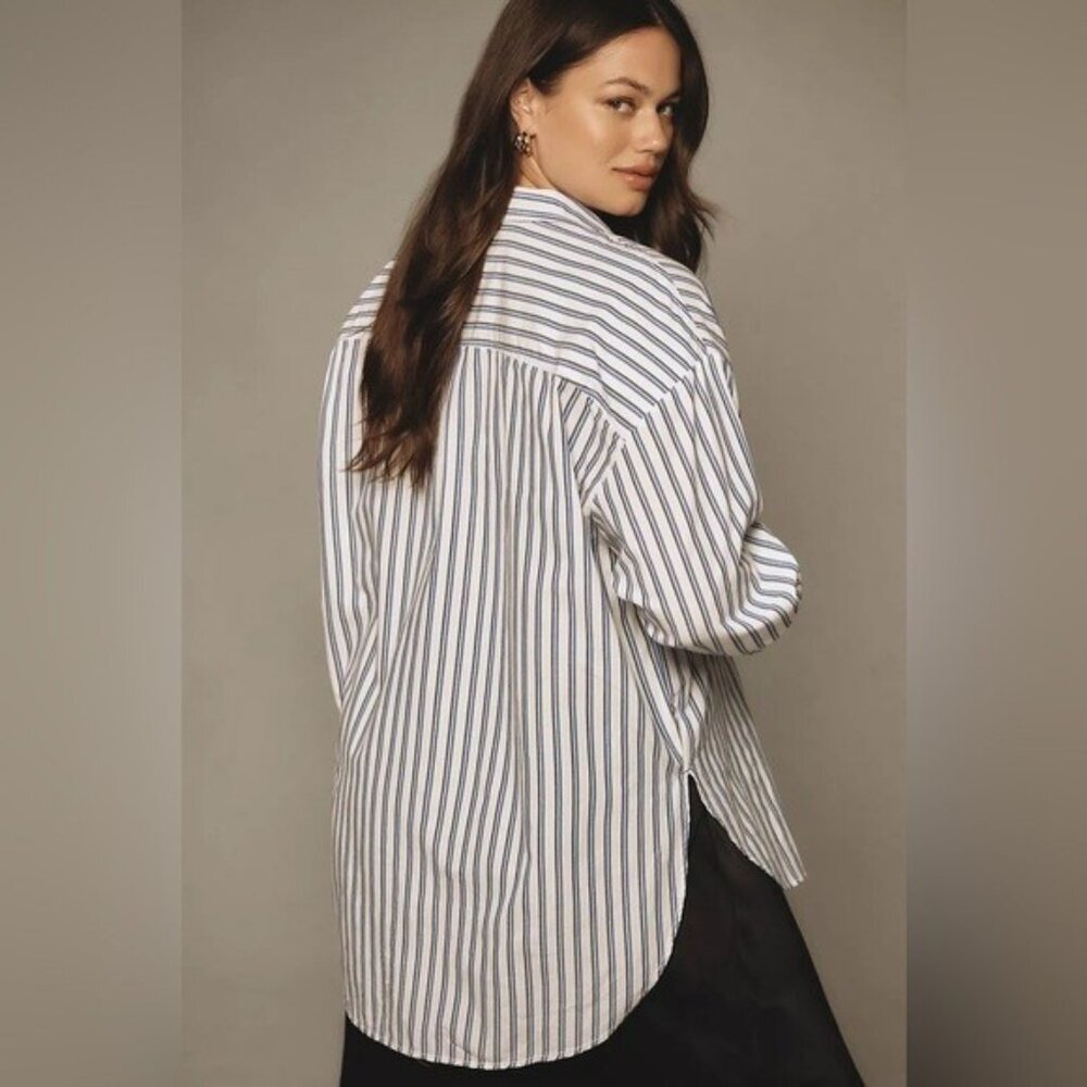 NWT Size 3X - The Bennet Buttondown Shirt by Maeve 100% Cotton (NWT US$ 98)